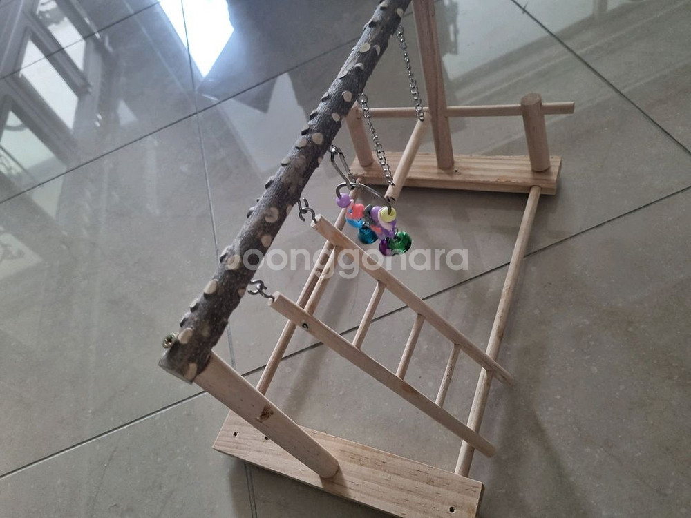 앵무새 놀이터 팔아요--0