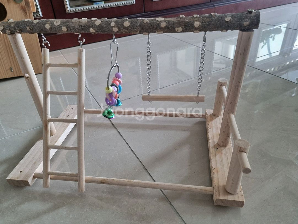 앵무새 놀이터 팔아요--1