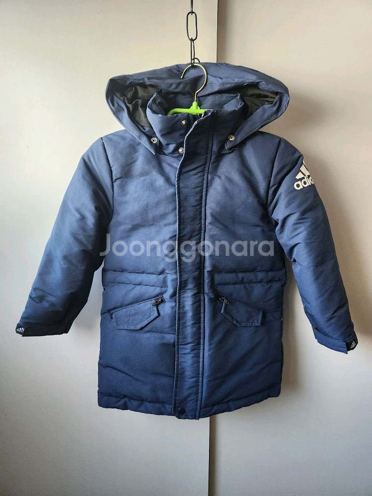 120)아디다스 키즈 덕다운패딩+뉴발 바람막이--0