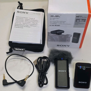 소니 ECM-W2BT 무선 마이크 세트