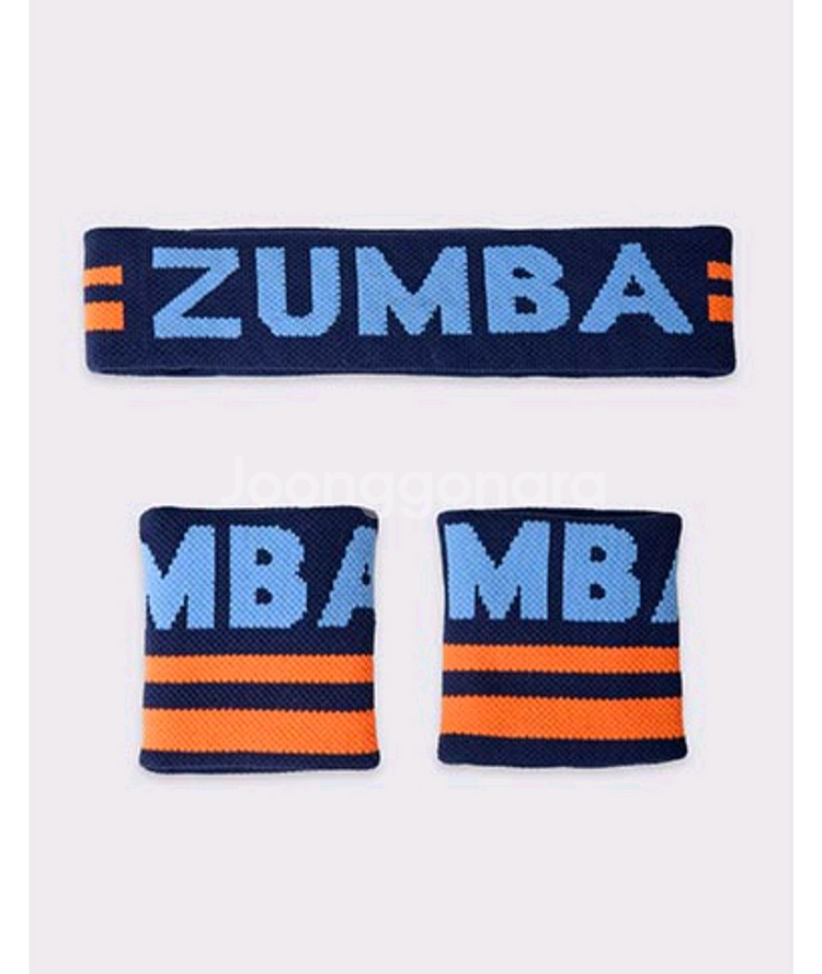(새상품) 줌바 헤드밴드 아대 세트--1