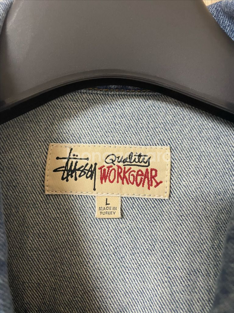 스투시 데님 워크 자켓 L--2