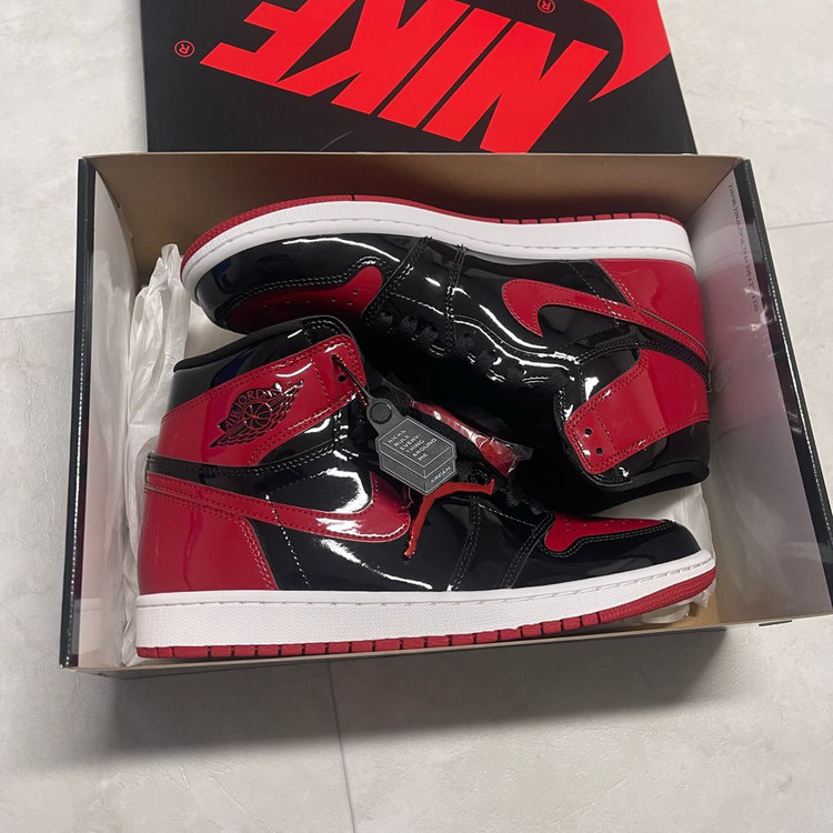 나이키 에어조던1 하이 페이턴트 브레드 (280)--2