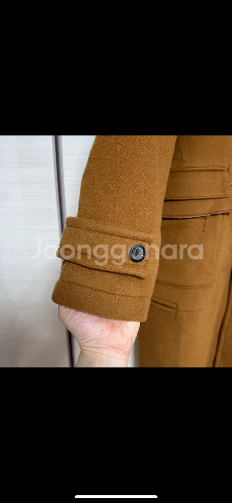 아더에러 카멜 더플 코트--5