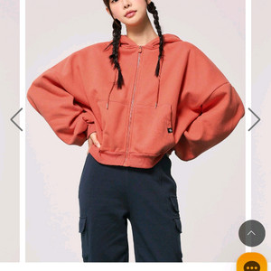 젝시믹스 내핑후드 오렌지