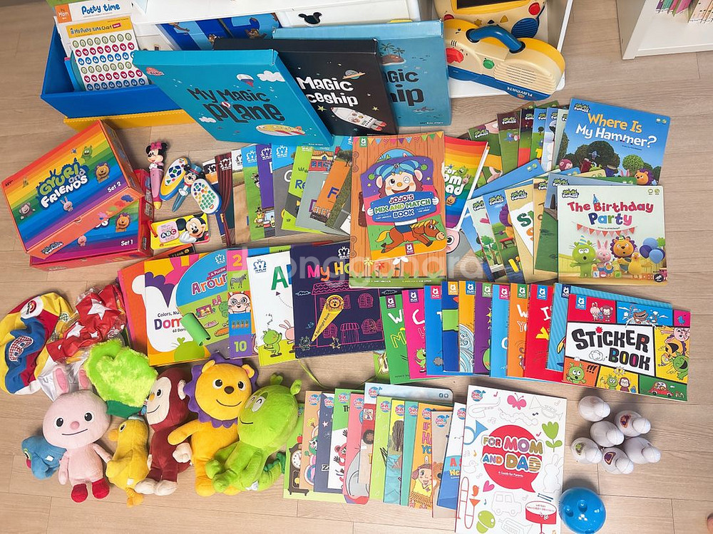 월드패밀리 디즈니 잉글리시 & 튼튼영어 풀세트 판매--1