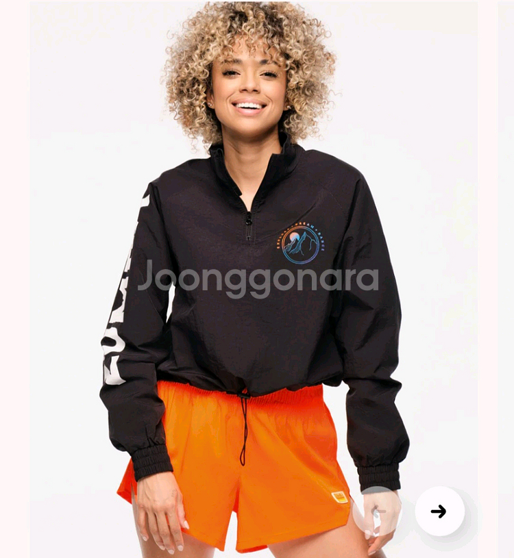 (새상품) 줌바 크롭 상의--0