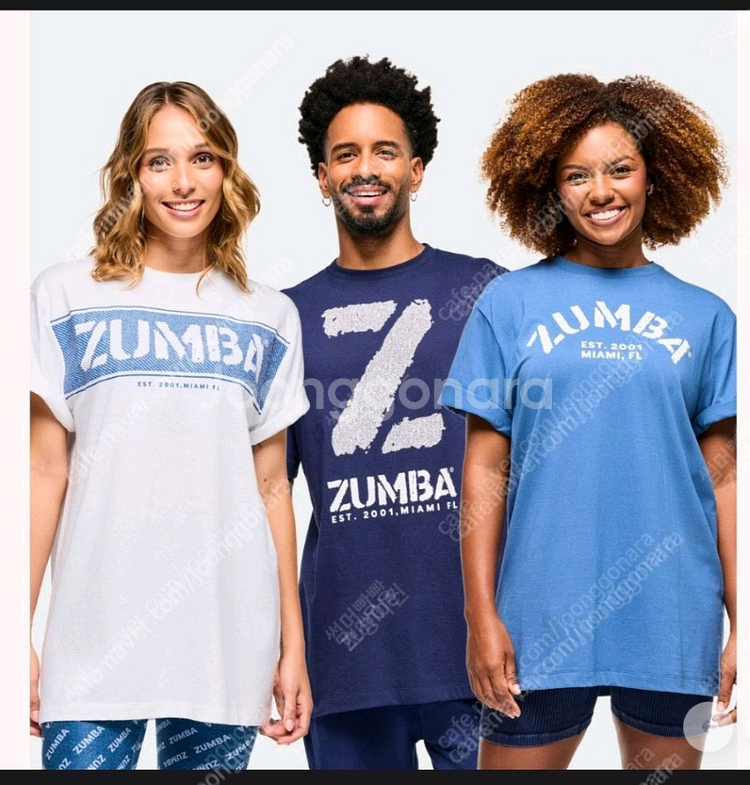 줌바 공용 반팔티 2벌 세트--0