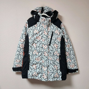 150사이즈 유솔 검정하양 알파벳 스키복 상의 자켓