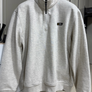 내셔널지오그래픽 반집업 맨투맨