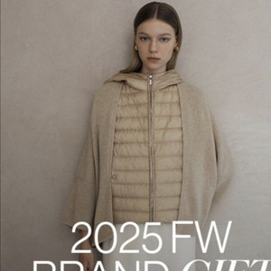 새상품) 25년 더캐시미어 패딩조끼+캐시미어가디건