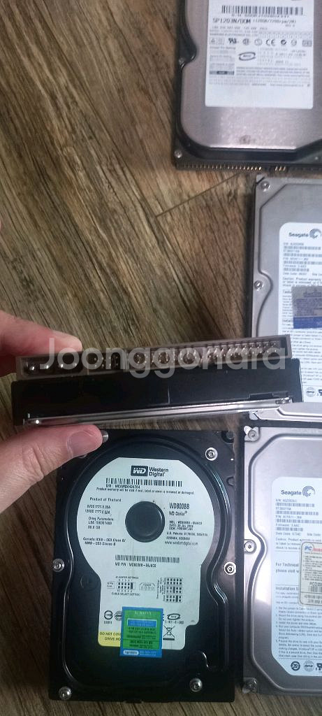 ide 하드디스크 5개일괄--1