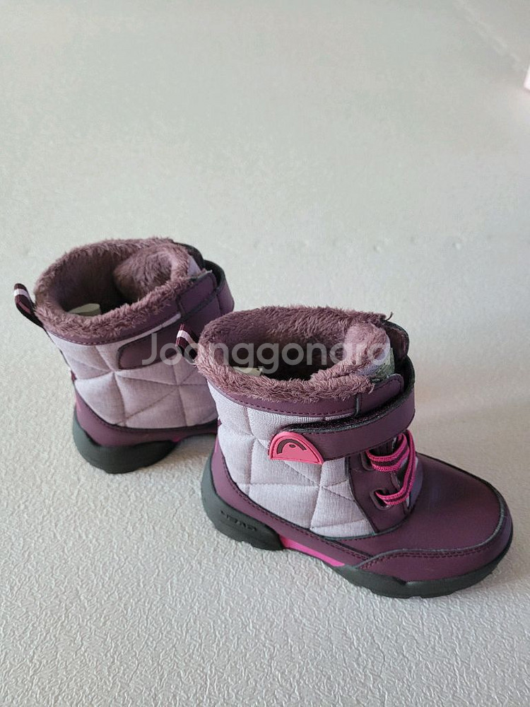 유아겨울부츠 180사이즈 헤드신발 털부츠 털신발--4