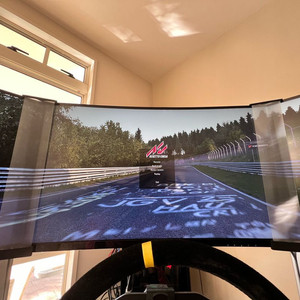 심레이싱 트리플모니터 베젤프리 bezel free