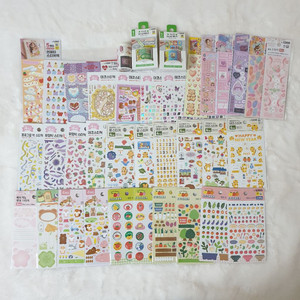 새상품) 다이소 다꾸 씰스티커 일괄 36(1)