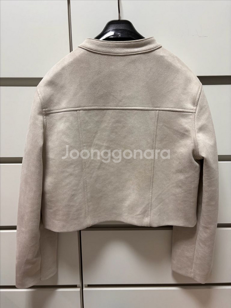 스웨이드 벨벳 바이커 가을 자켓--1