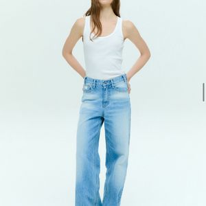 hacie 하시에 와이드 데님 팬츠