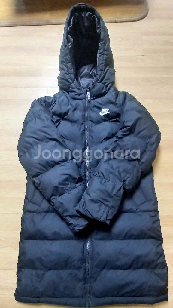 나이키 후드 롱패딩 점퍼--0