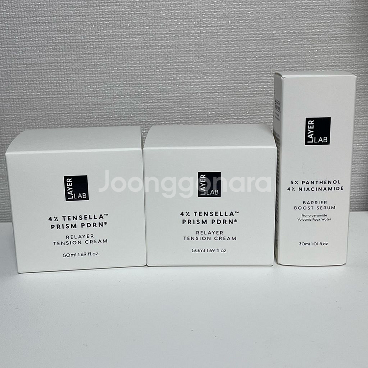 레이어랩 텐션 크림, 니오좀 판테놀 세럼--0
