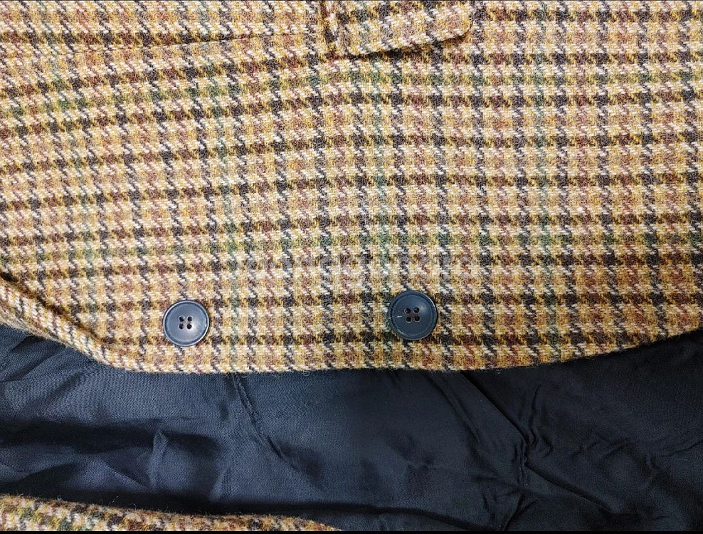 마쥬 체크 패턴 자켓--3