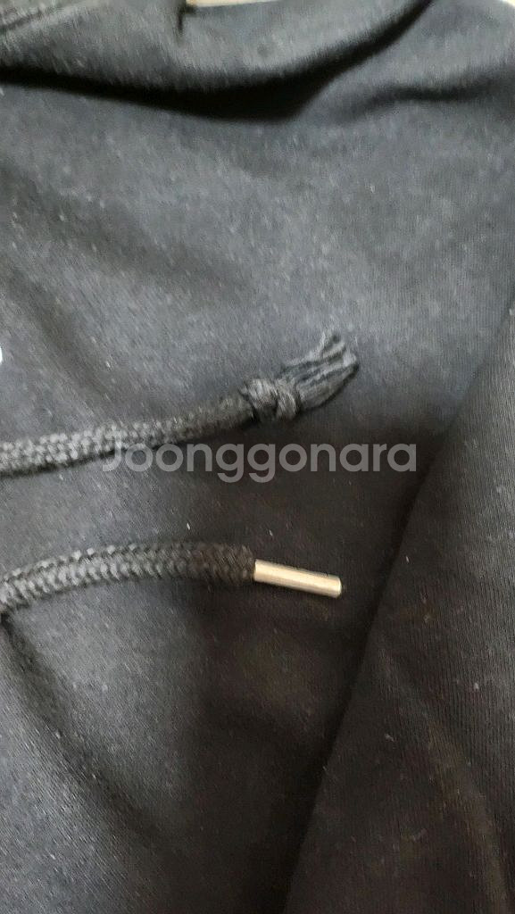 에이블리)프라임에이트 오버핏 후드티 기모 M(검정)--5