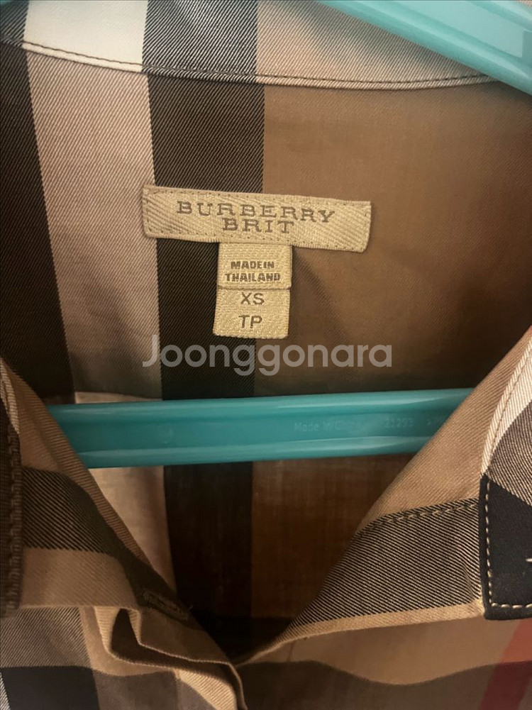 (정품)버버리 브릿 우먼스 롤업 셔츠--2