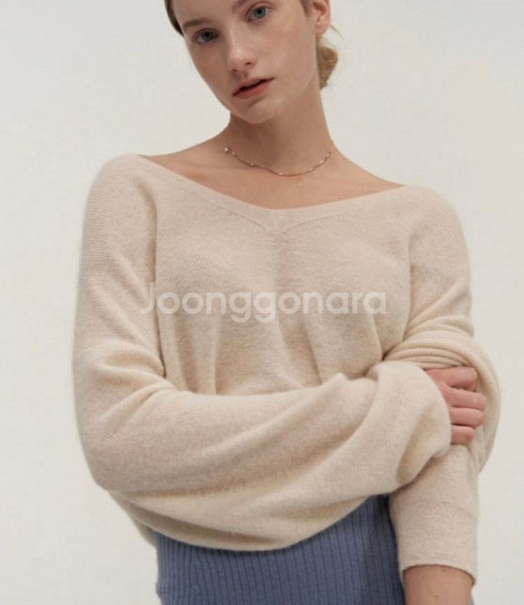 시에 플루오 알파카 니트 크림--1