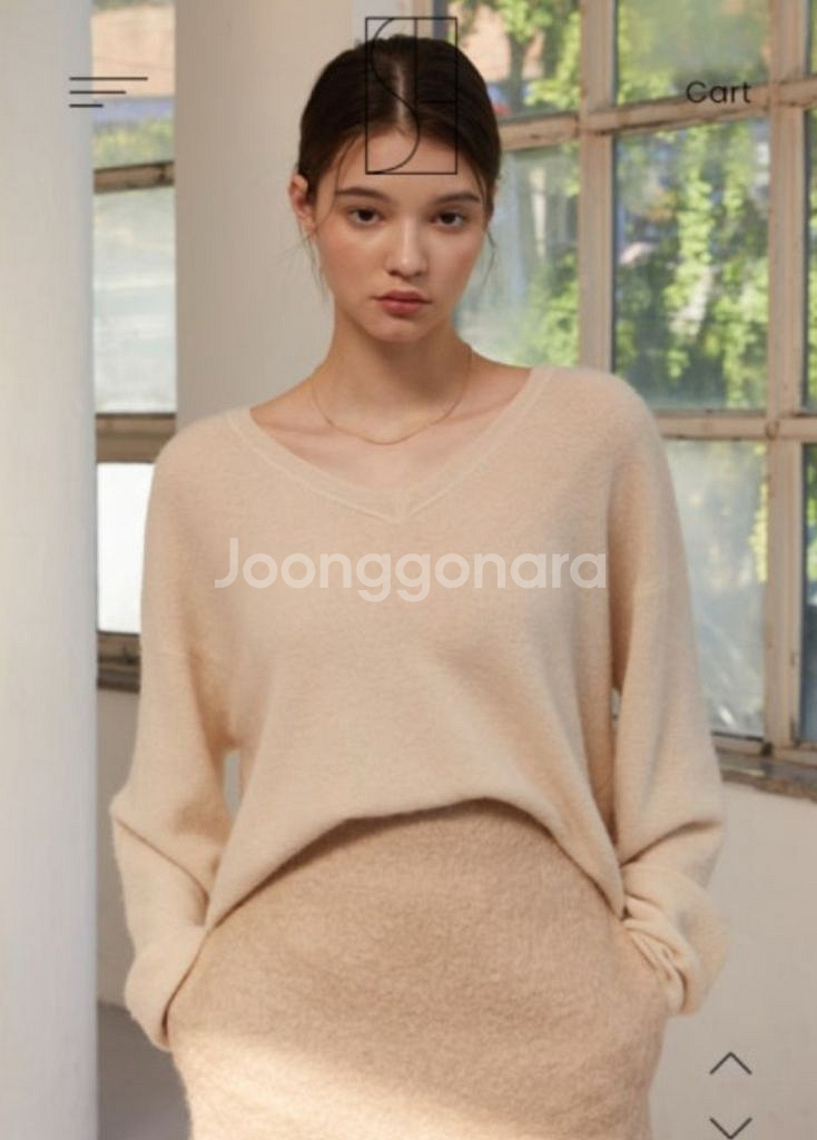 시에 플루오 알파카 니트 크림--0