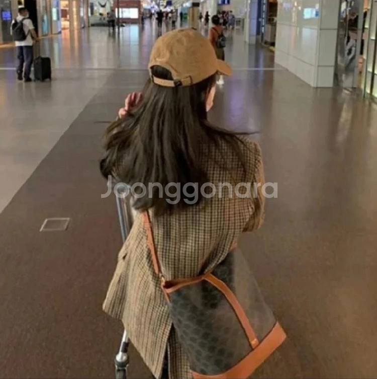 마쥬 체크 패턴 자켓--5