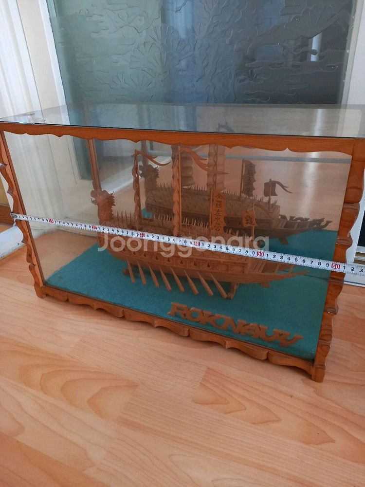 거북선 목조각 장식장/ 충무공 이순신--7