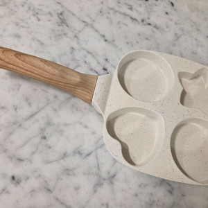 크림도트 인덕션 4구 하트 에그팬 후라이팬