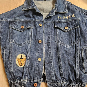 리미떼두두 청자켓 가디건 조끼 집업 L