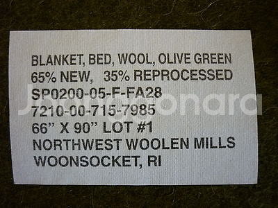 U.S. 군용 담요(Military Blanket(신형)--1