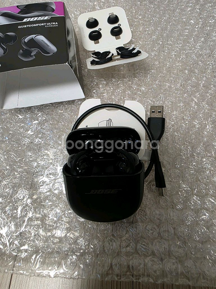 (거의새거)보스 QC울트라 이어버드(블랙)--7