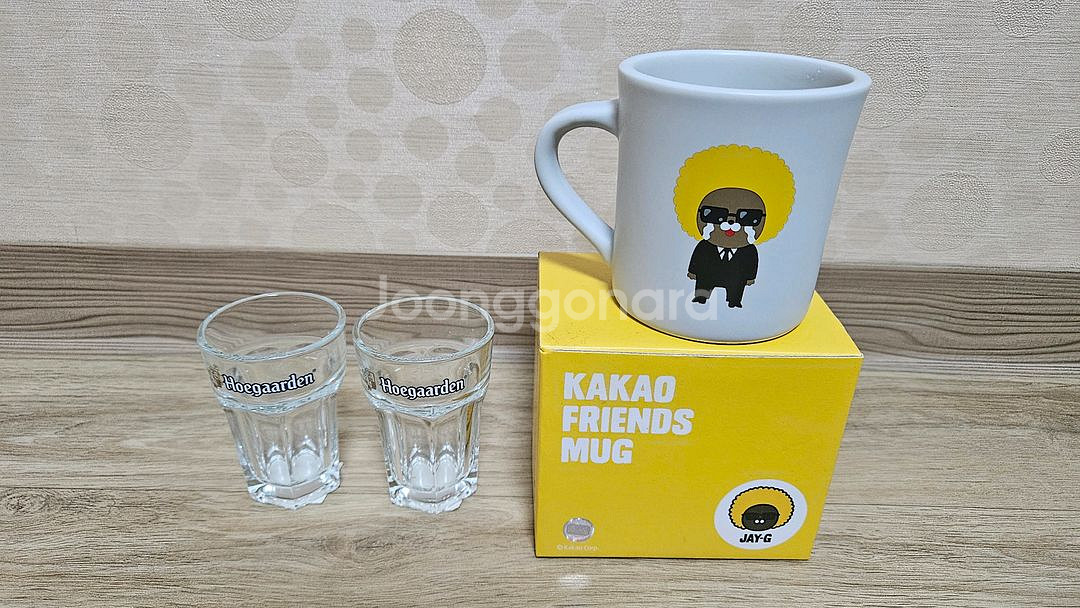 (일괄판매) 호가든 미니잔 & 카카오 머그잔 팝니다.--0