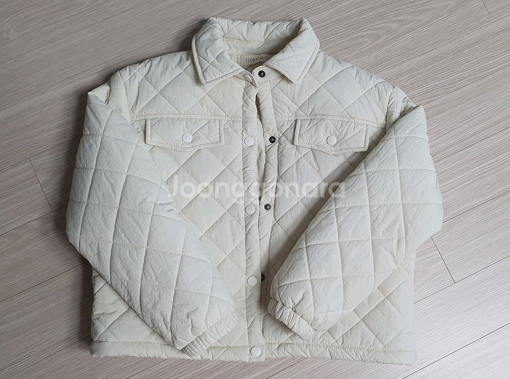 일로딜로 퀼팅 카라 패딩 140사이즈--0