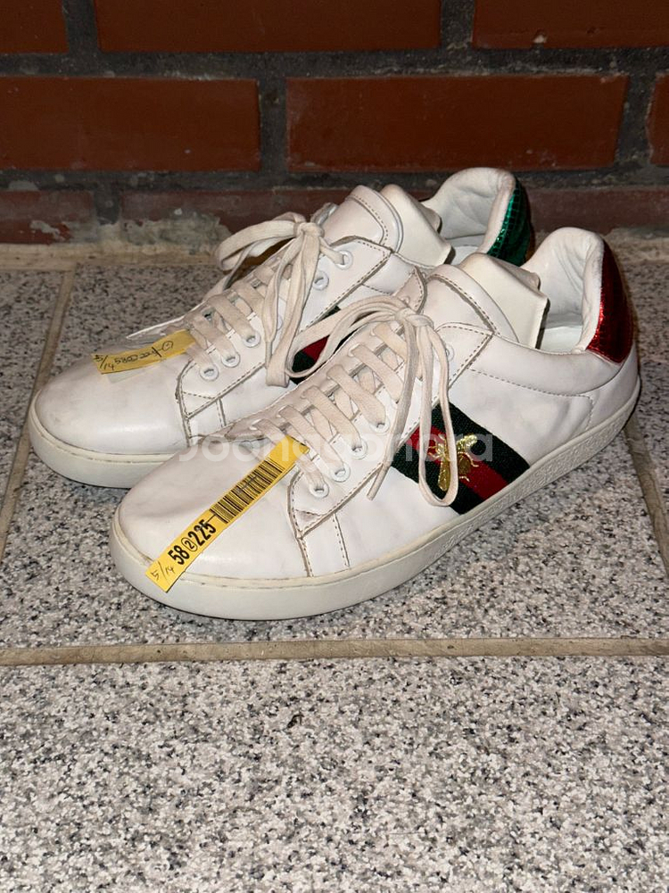 구찌 에이스 자수 비 스니커즈 41 260--1