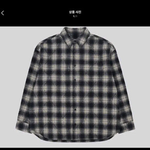 준지 아가일 셔츠 25 SS블랙 48 판매