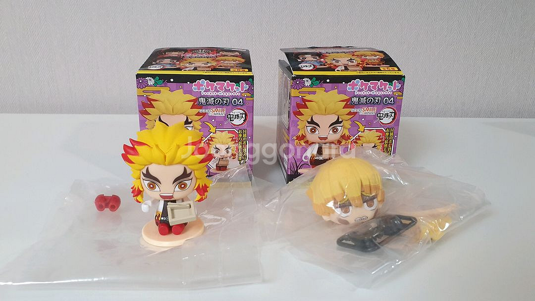 귀멸의칼날 포켓마케트 2종 일괄 (렌고쿠,젠이츠)--0