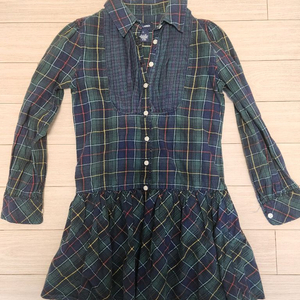 폴로 랄프로렌 여아 체크 플레어 원피스 & 자라 유니콘 원피스