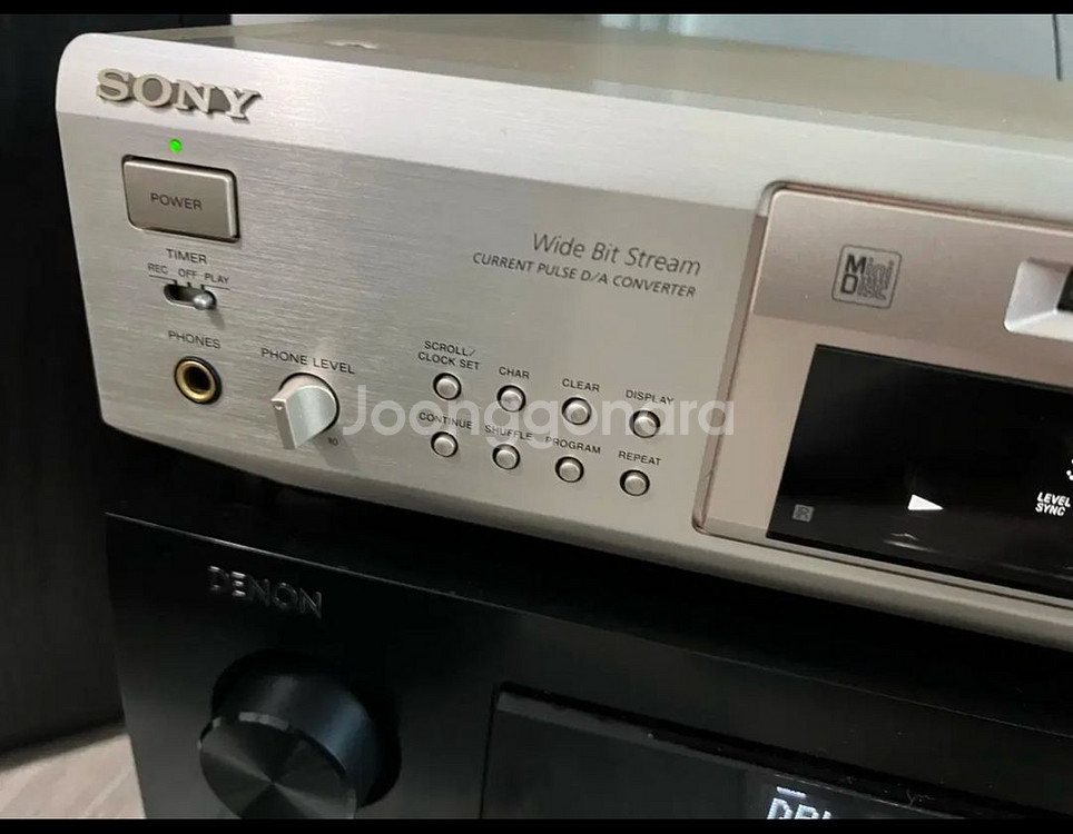 소니 미니디스크 데크 MDS-JE700--2