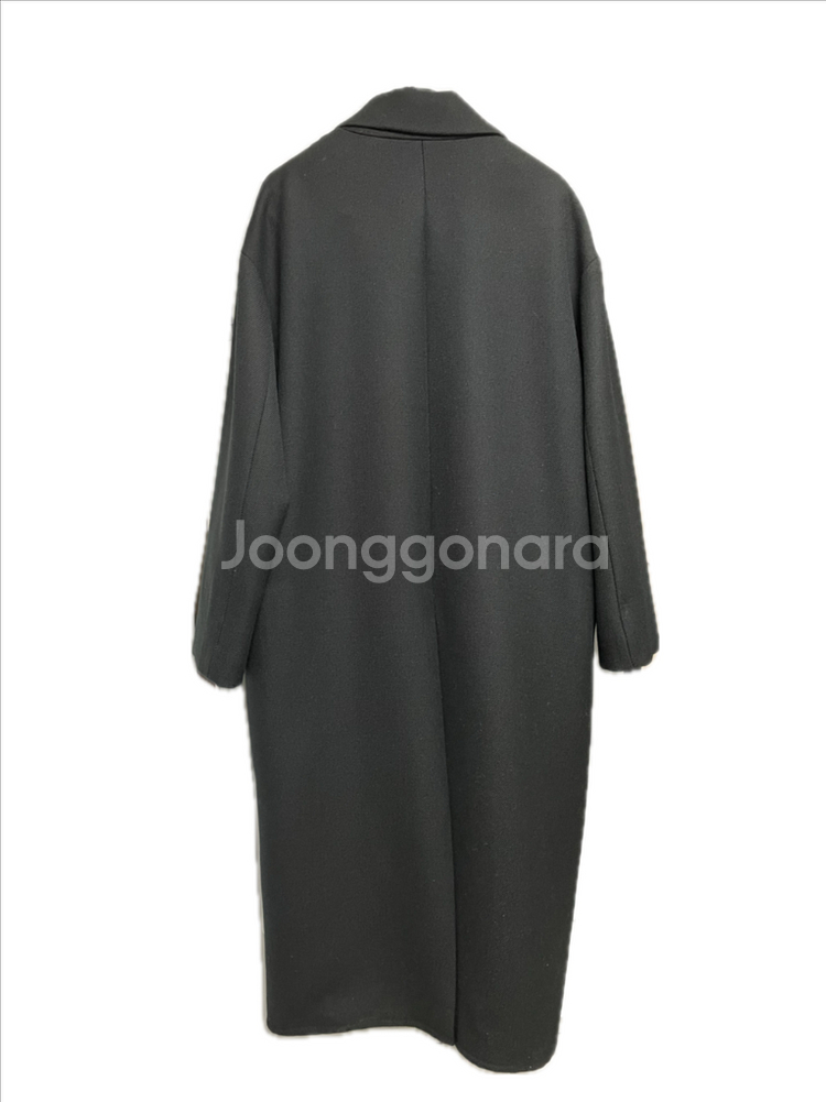 타임옴므 21fw 다크그린 세미오버핏 트윌 코트 95--1