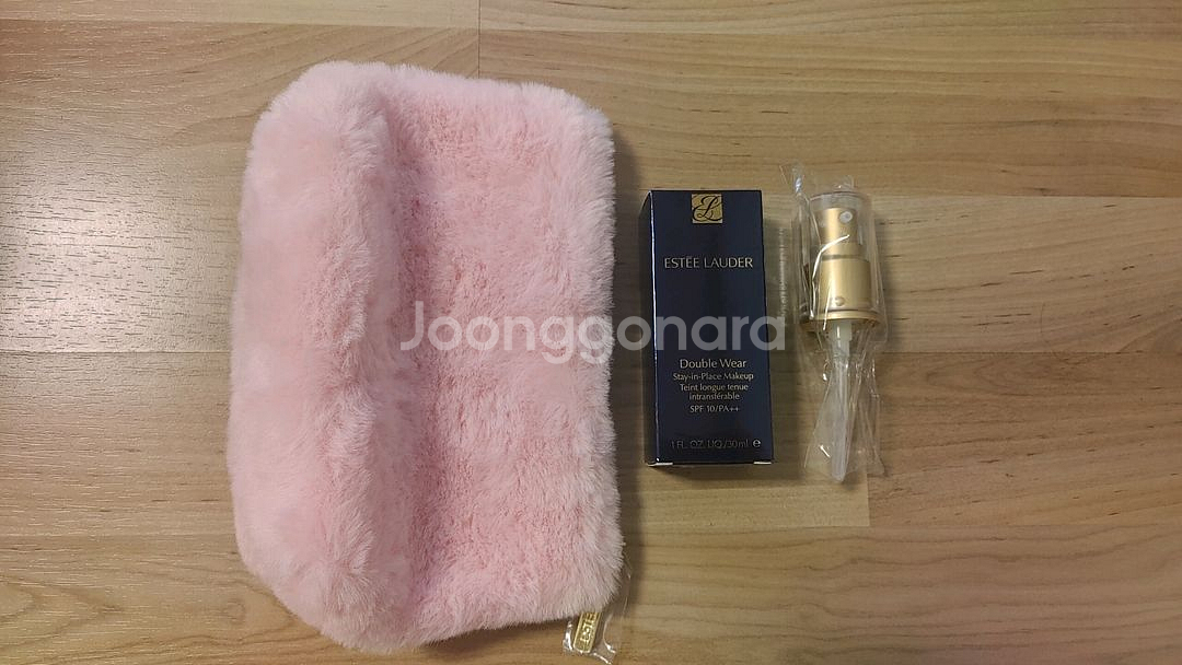 에스티로더 더블웨어 파운데이션&펌핑기&파우치--0