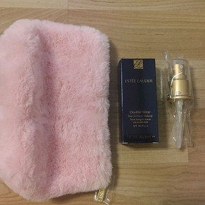 에스티로더 더블웨어 파운데이션&펌핑기&파우치