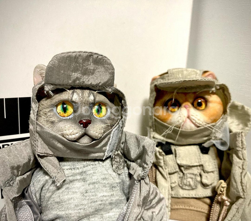 Mr.z 포켓 주토피아 고양이 도넛 누들 피규어--0