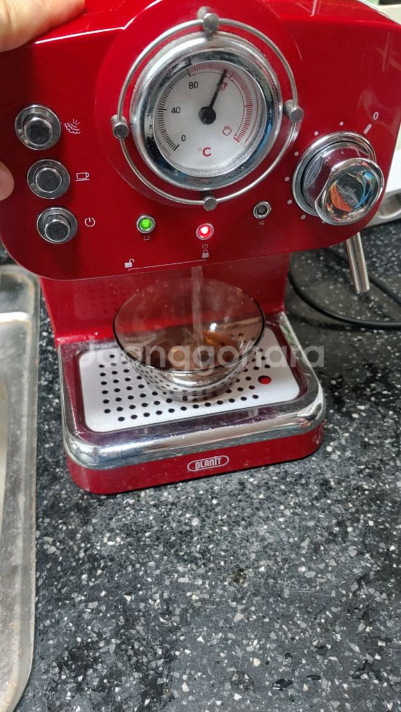 플랜잇 반자동 에스프레소 커피머신 레드 PCM-F15R--5