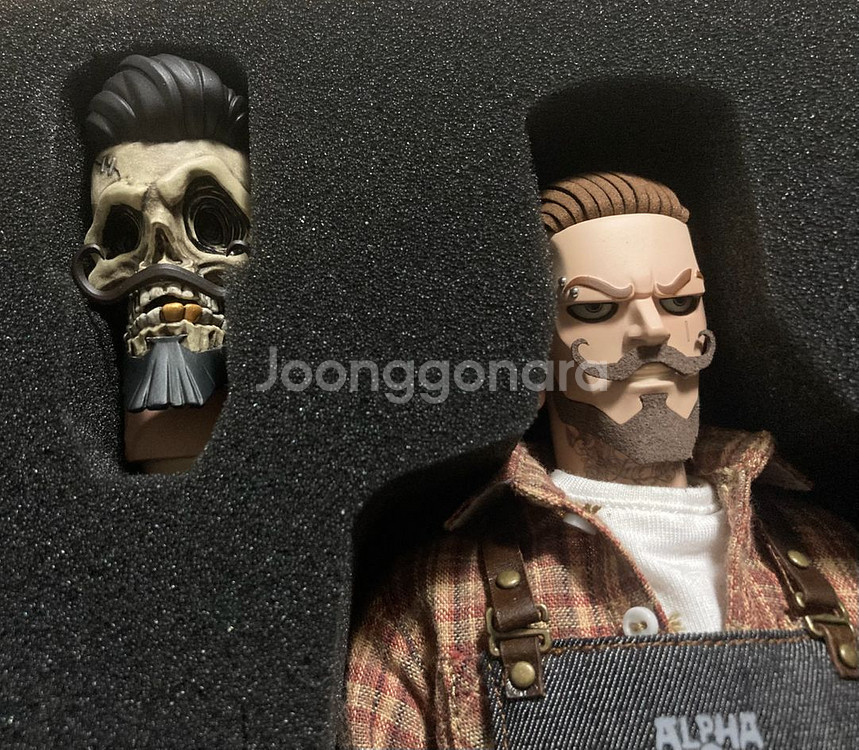 1/6 바버샵 토니 디자인 피규어--1