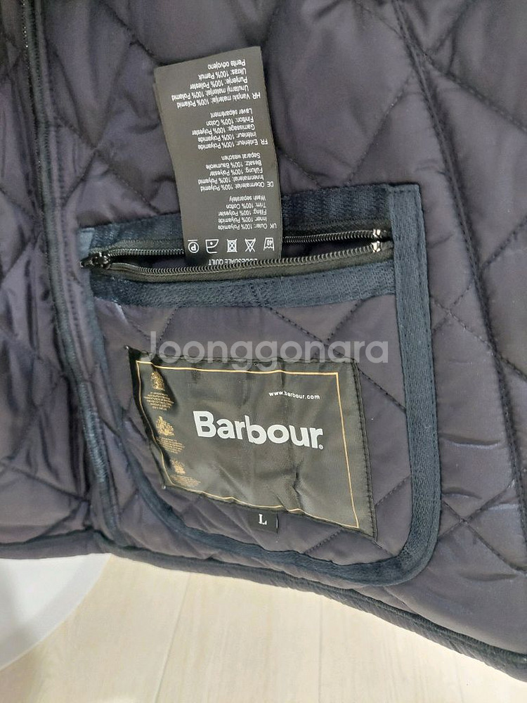 바버 퀄팅 자켓--2