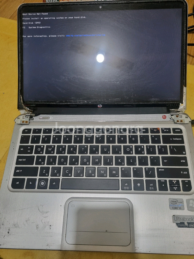 HP 13인치 13-2012TU i5 노트북 부품용--1