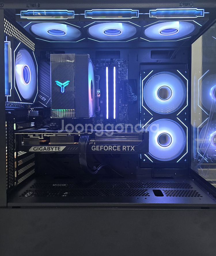 7800X3D // RTX5070ti // 24g // 2TB 올블랙 튜닝PC--2